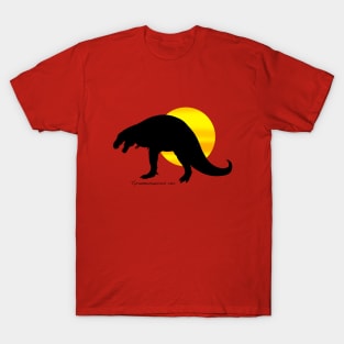 Tyrannosaurus Rex Silhouette with Sun T-Shirt